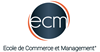 Logo ECM, école de commerce et management